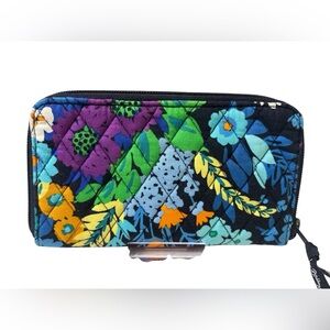 Vera Bradley Small Wallet - Midnight Blues